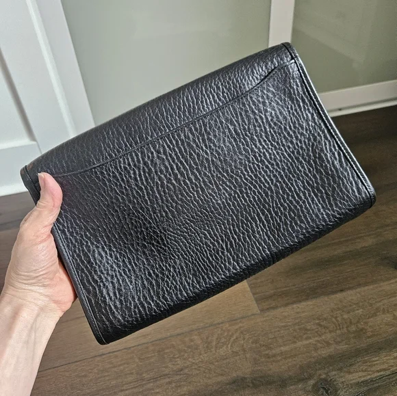 Nina Ricci Leather Envelope Clutch - Picture 3 of 12